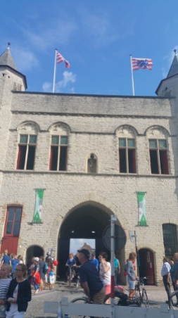This is the official entrance to Bruges. It has the Unesco recogniition as a historic site