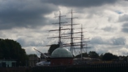 Cutty Sark clipper is parked here!